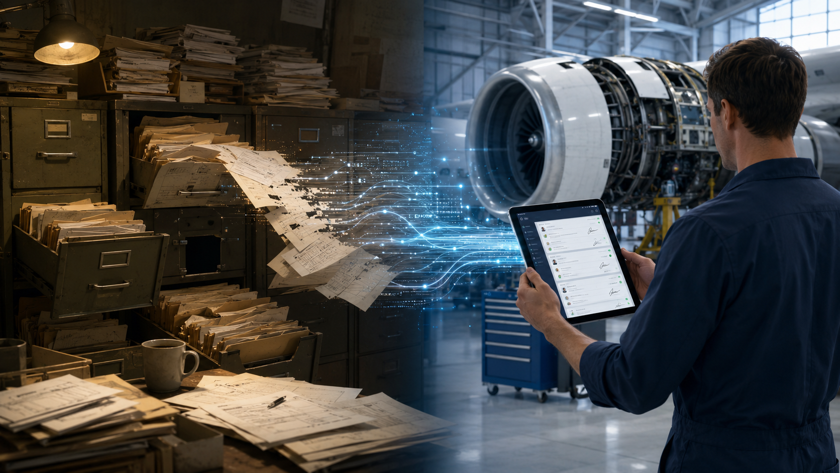Why Aviation Maintenance Shops Are Moving Away from Paper Records